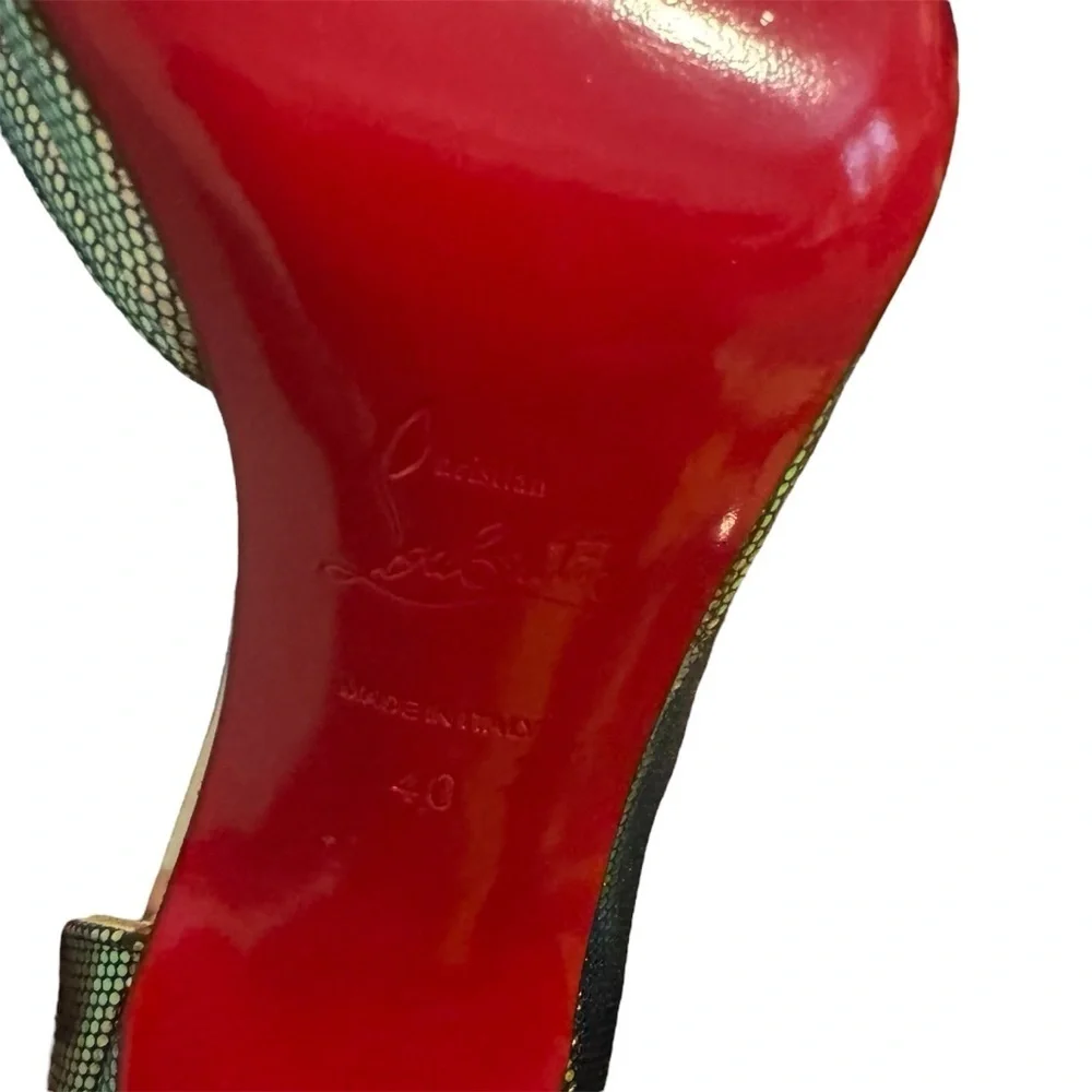 Christian Louboutin Iridescent Heels | Very Good Condition